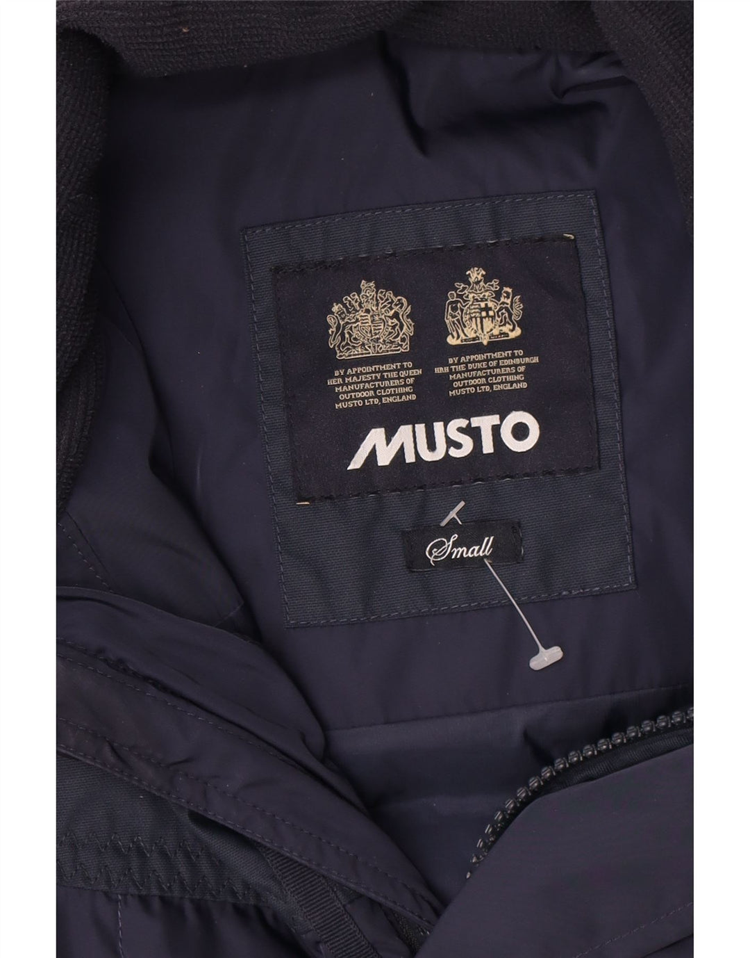 Męska ocieplana kurtka Musto UK 36, mała, granatowa, nylonowa