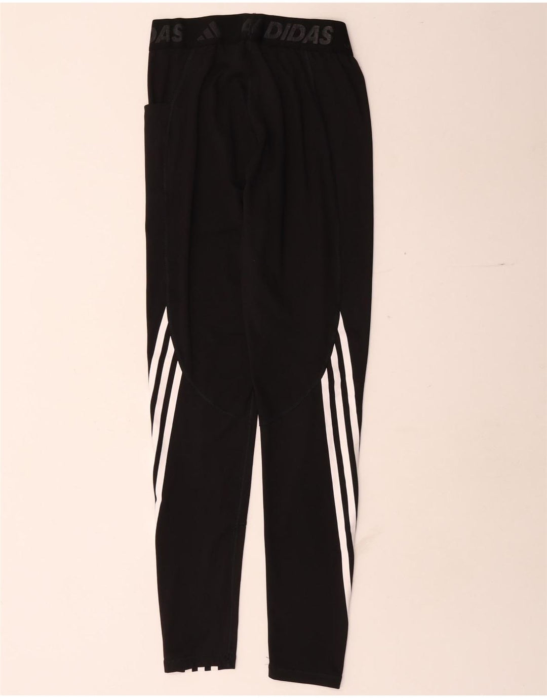 Damskie legginsy Adidas Graphic UK 8, małe, czarne, poliestrowe
