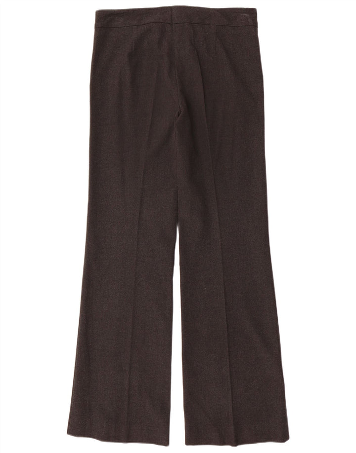 Damskie spodnie garniturowe Sisley Bootcut IT 42 Medium W30 L32 Szare nakrapiane