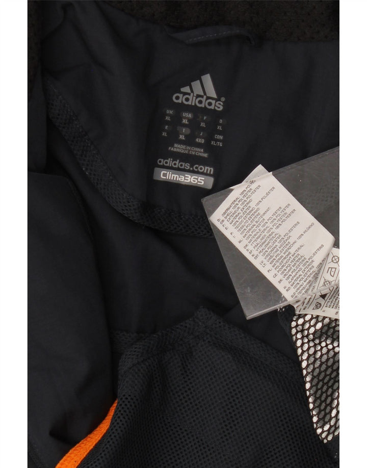 Męska kurtka przeciwdeszczowa ADIDAS Clima 365 UK 42 XL, granatowa, poliester