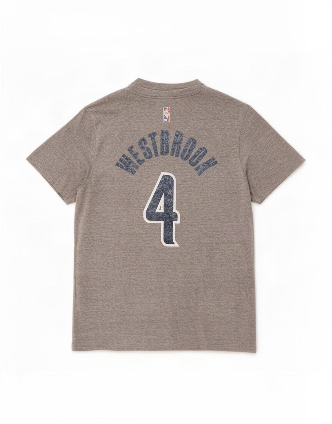Męski T-shirt z grafiką Nike Washington Wizards, średni szary