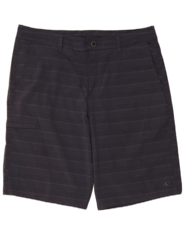 Męskie spodenki cargo O'NEILL W34, duże, granatowe, poliestrowe paski