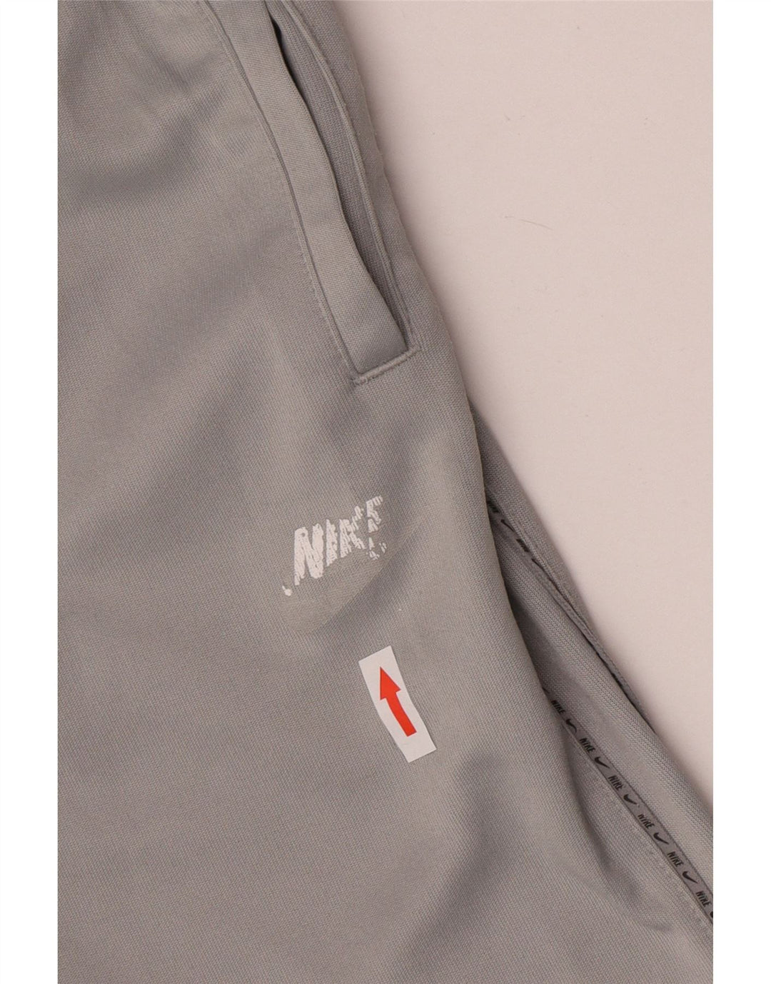 Chłopięce spodenki sportowe Nike z grafiką, 12-13 lat, duże, szare, poliestrowe