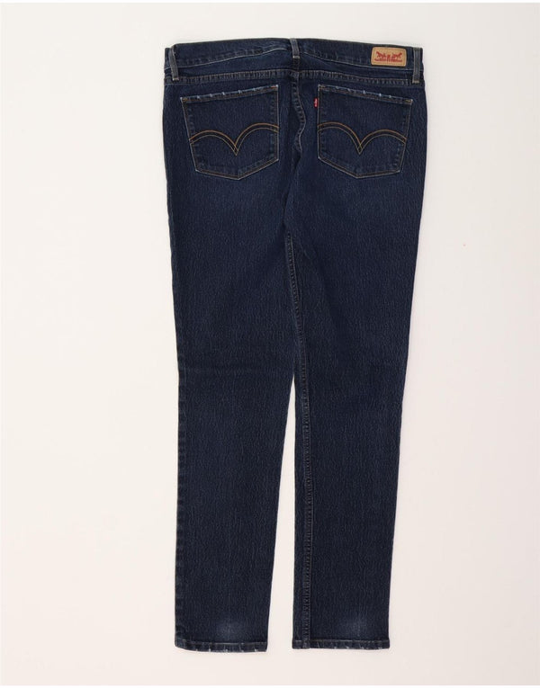 Dżinsy damskie LEVI'S 524 Skinny US 13 Large W31 L32 Granatowa bawełna