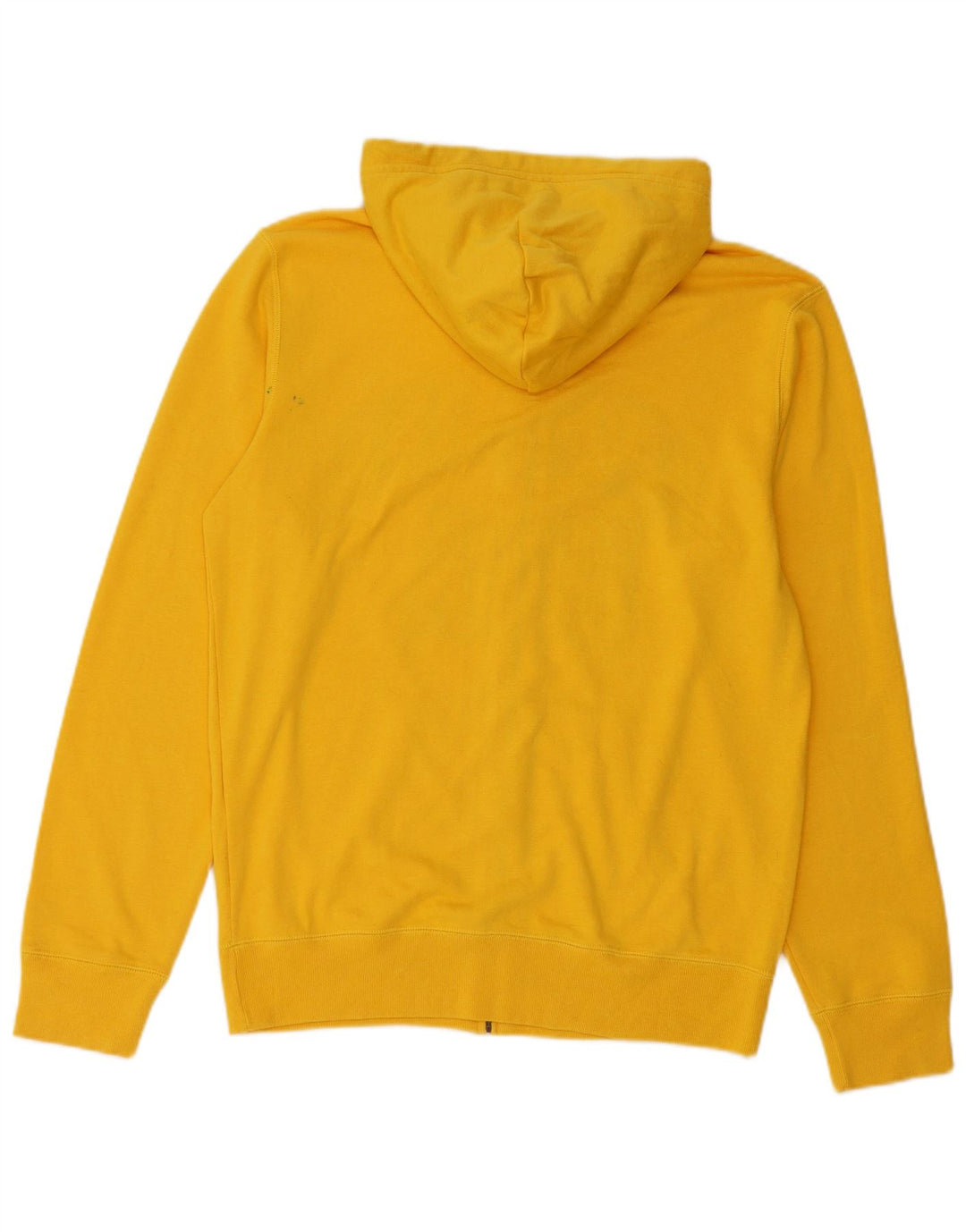 CHAMPION Mens USA Graphic Zip Hoodie Sweater Medium Yellow