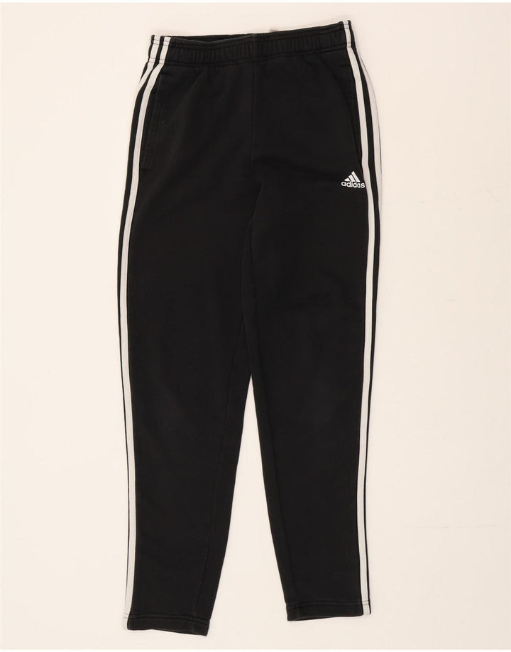 Męskie spodnie dresowe Adidas, małe, czarne, bawełniane