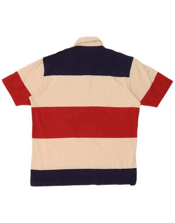 Męska koszulka polo Lacoste, rozmiar 8, 3XL, wielokolorowa, bawełniana w paski