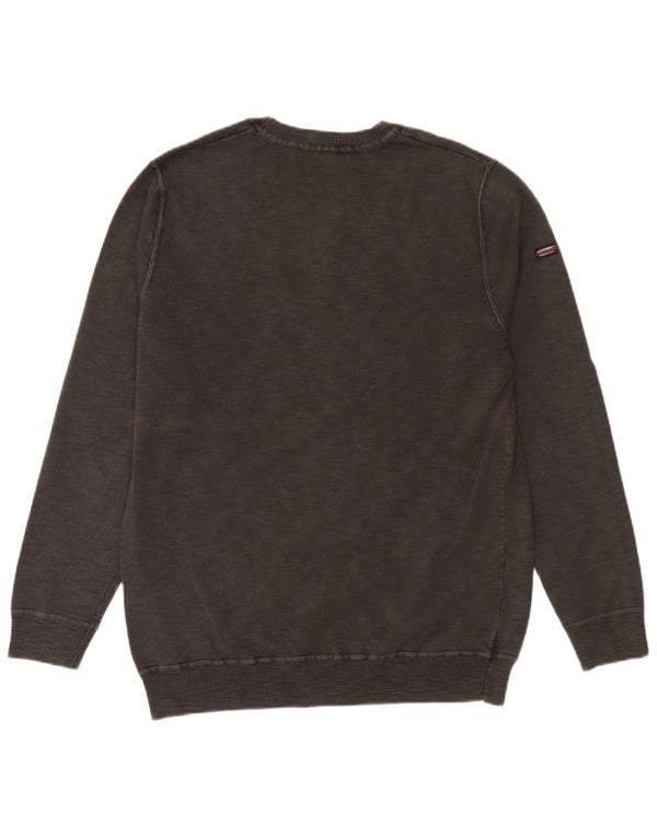 Męski sweter Superdry 2XL, szary, bawełniany