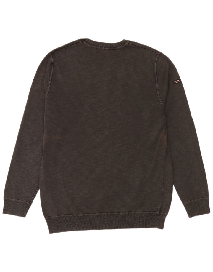 Męski sweter Superdry 2XL, szary, bawełniany