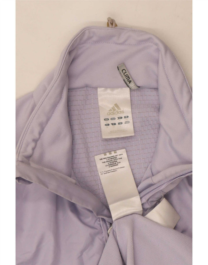 Damska kurtka dresowa Adidas Clima 365 UK 12, średni fioletowy poliester
