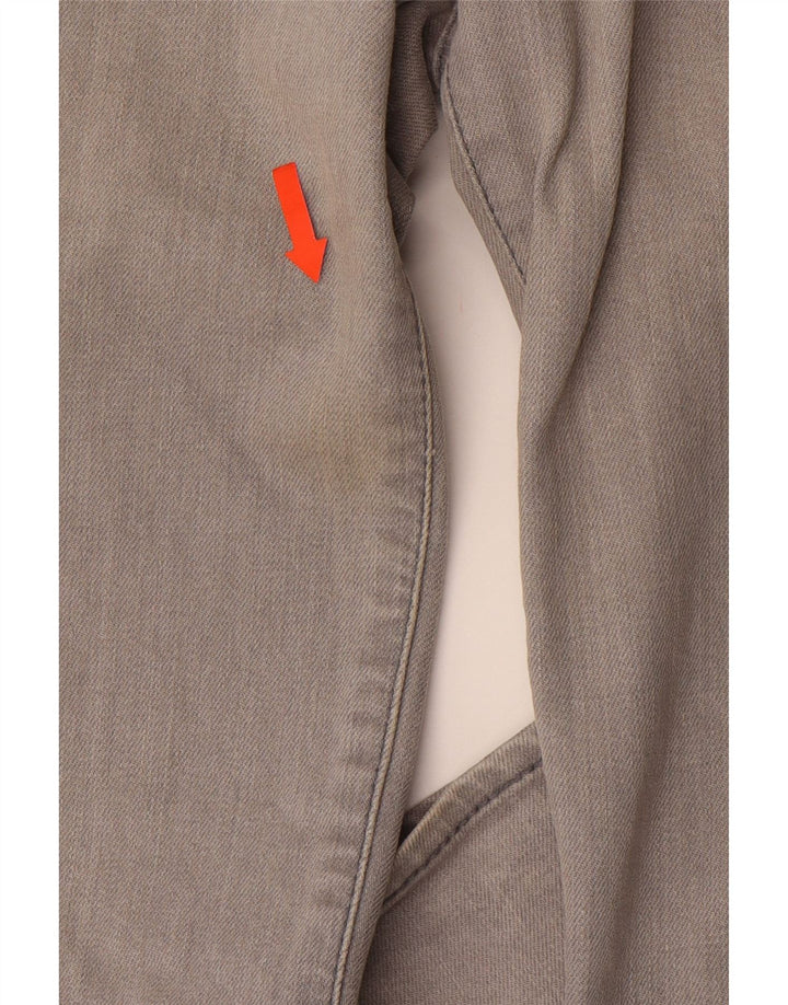 Damskie proste dżinsy CALVIN KLEIN W28 L33 Szara bawełna