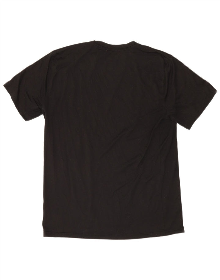 Męski T-shirt z grafiką Nike Dri Fit, średni czarny poliester