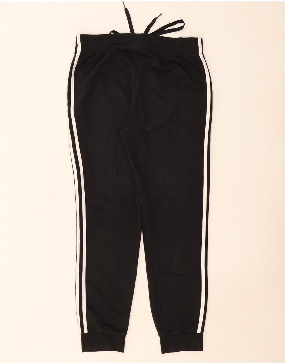 Damskie spodnie dresowe Adidas Joggers UK 12/14 Średnia czarna bawełna