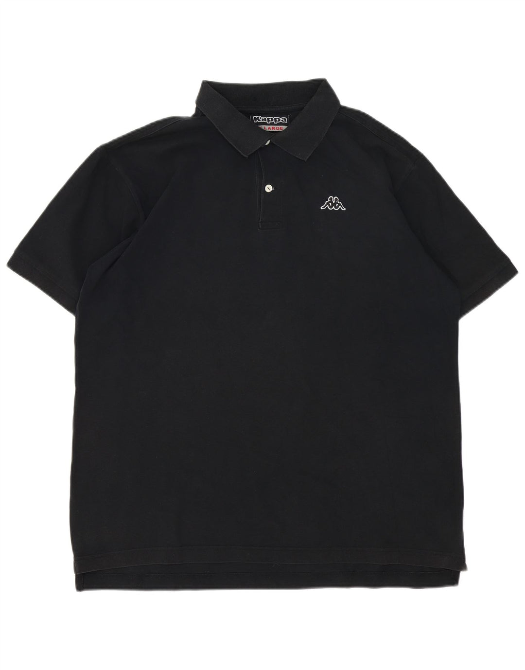 Męska koszulka polo KAPPA XL, czarna, bawełniana