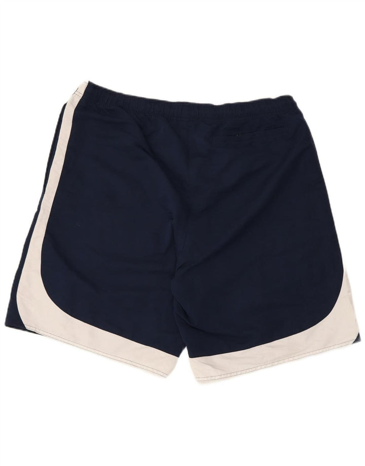 Męskie spodenki sportowe Nike XL, granatowe, z blokami kolorów, poliestrowe
