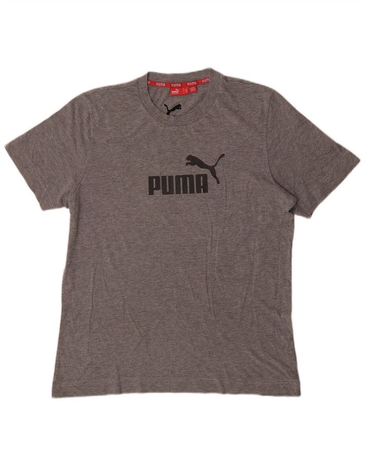Męski T-shirt Puma z grafiką, średni szary