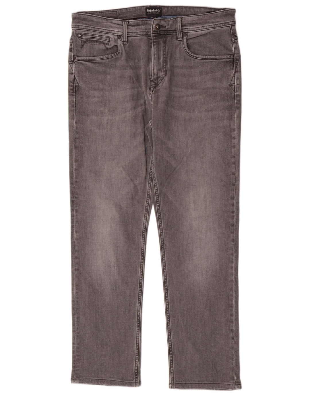 Męskie jeansy Timberland Regular Straight W34 L30 Szara bawełna