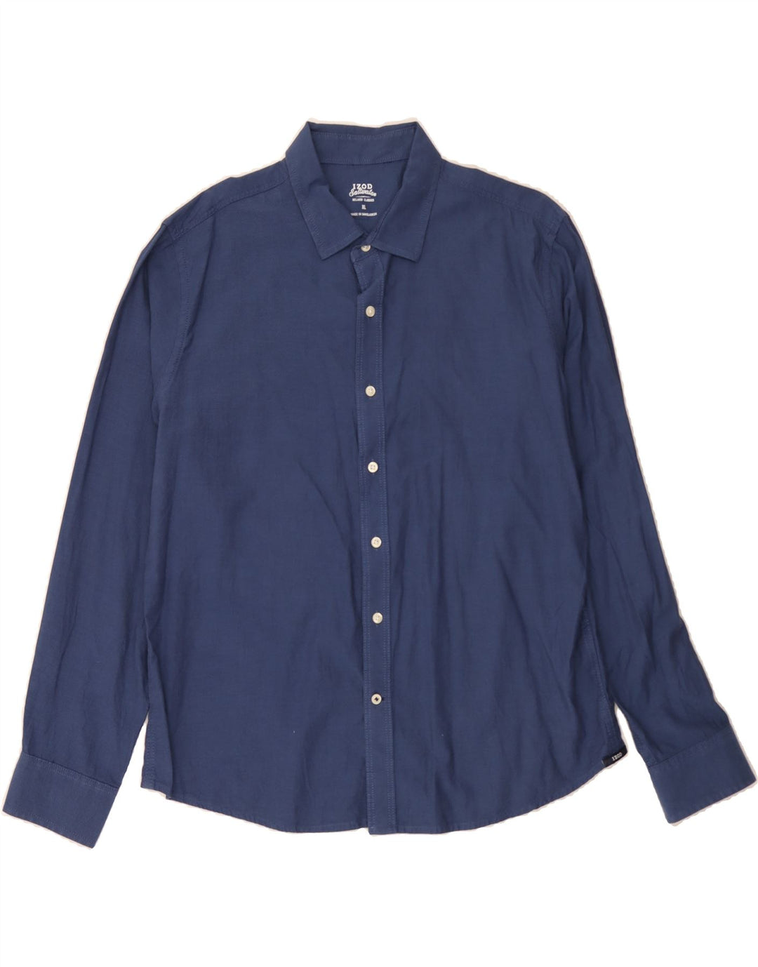 IZOD Mens Relaxed Classic Fit Shirt XL Navy Blue Cotton Vintage Izod and Second-Hand Izod from Messina Hembry 