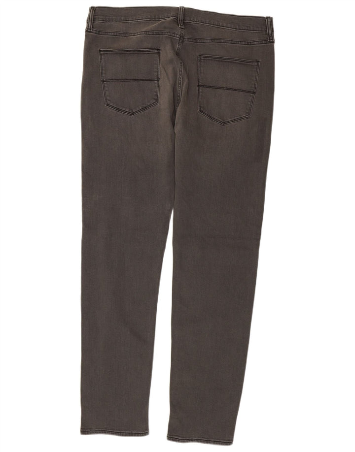 Marks & Spencer Męskie jeansy slim W36 L33 Szara bawełna