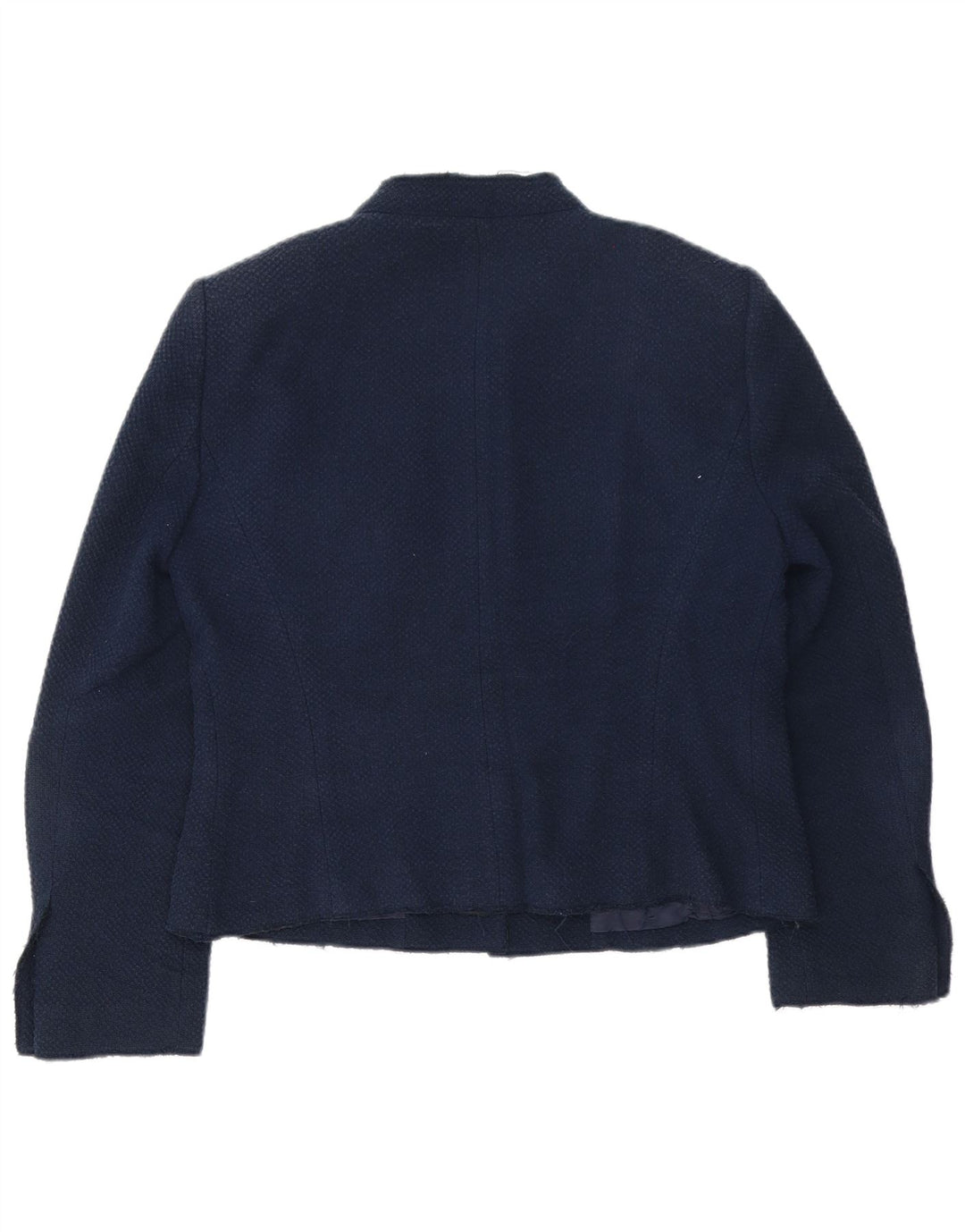 Damska marynarka Zara zapinana na 4 guziki UK 18 XL, granatowa, octanowa