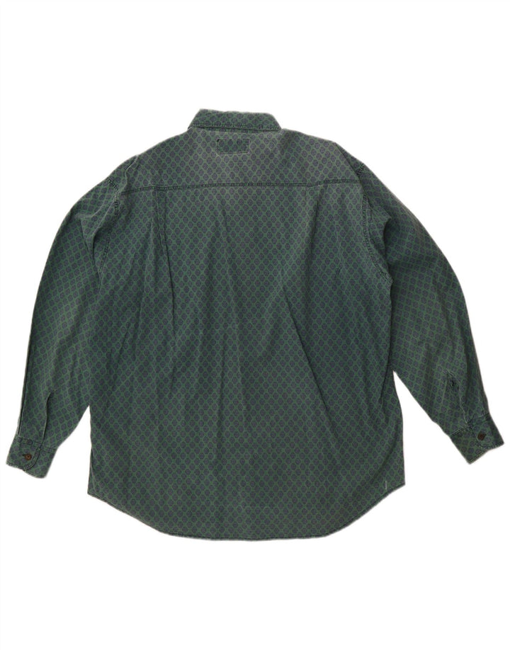 Koszula męska Spitfire w kolorze średniozielonym w kwiaty