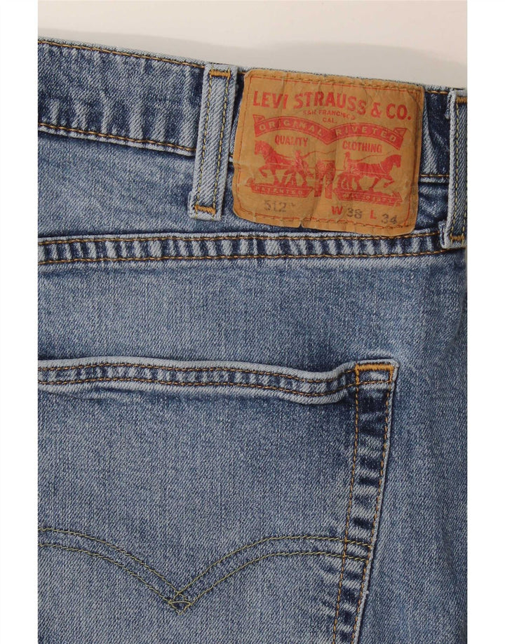 Męskie jeansy Levi's 512 Slim Tapered W38 L34 Niebieskie
