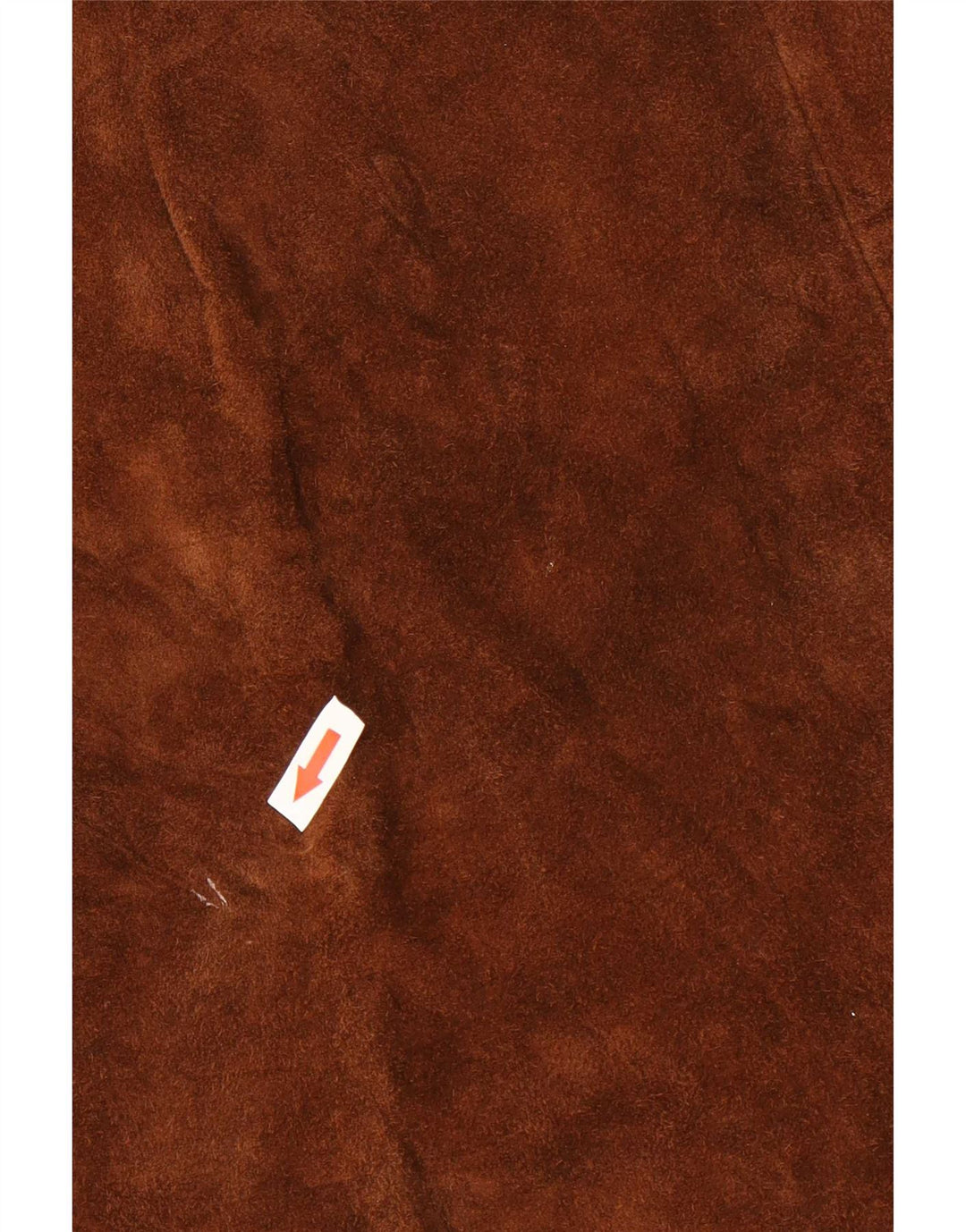 Vintage damska zamszowa spódnica w kształcie litery A W28 średni brąz