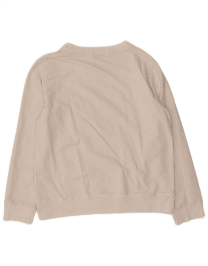 Męska bluza Converse All Star Graphic Jumper, średnia biała bawełna