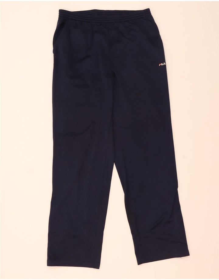 Męskie spodnie dresowe Fila, średni granatowy poliester