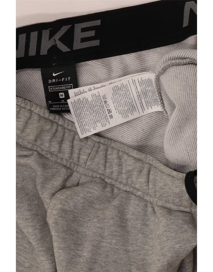 Męskie spodnie dresowe Nike Dri Fit Standard Joggers, średnioszare, bawełniane