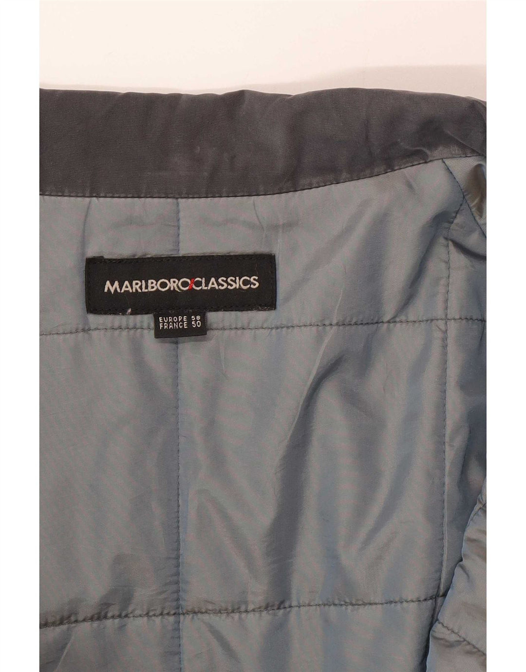 Męska ocieplana kurtka Marlboro Classics IT 58 4XL niebieska