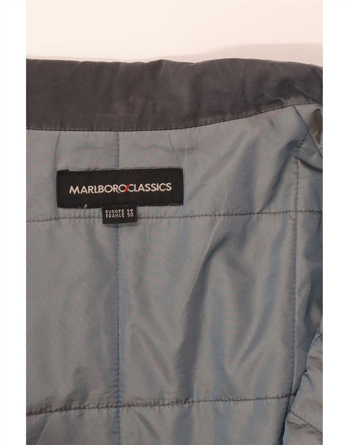 Męska ocieplana kurtka Marlboro Classics IT 58 4XL niebieska