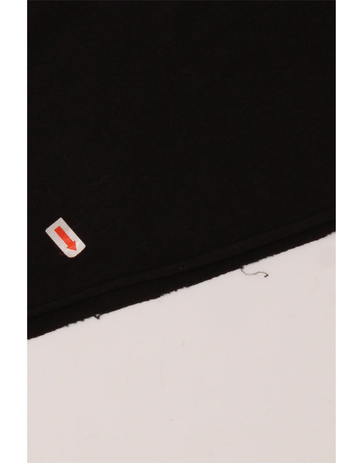 Damska koszulka KAPPA Crop Oversize z grafiką Top UK 10 Small Black Cotton