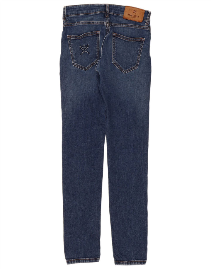 Damskie jeansy slim fit Hackett W26 L29 Niebieskie klasyczne