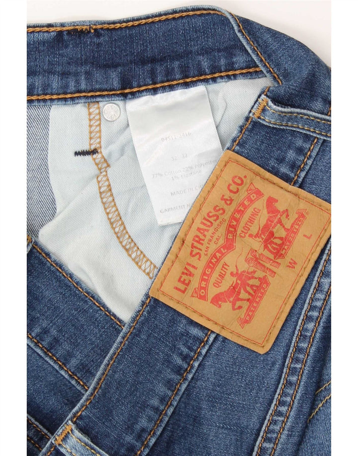 Damskie jeansy Levi's Slim W32 L32 Niebieskie bawełniane