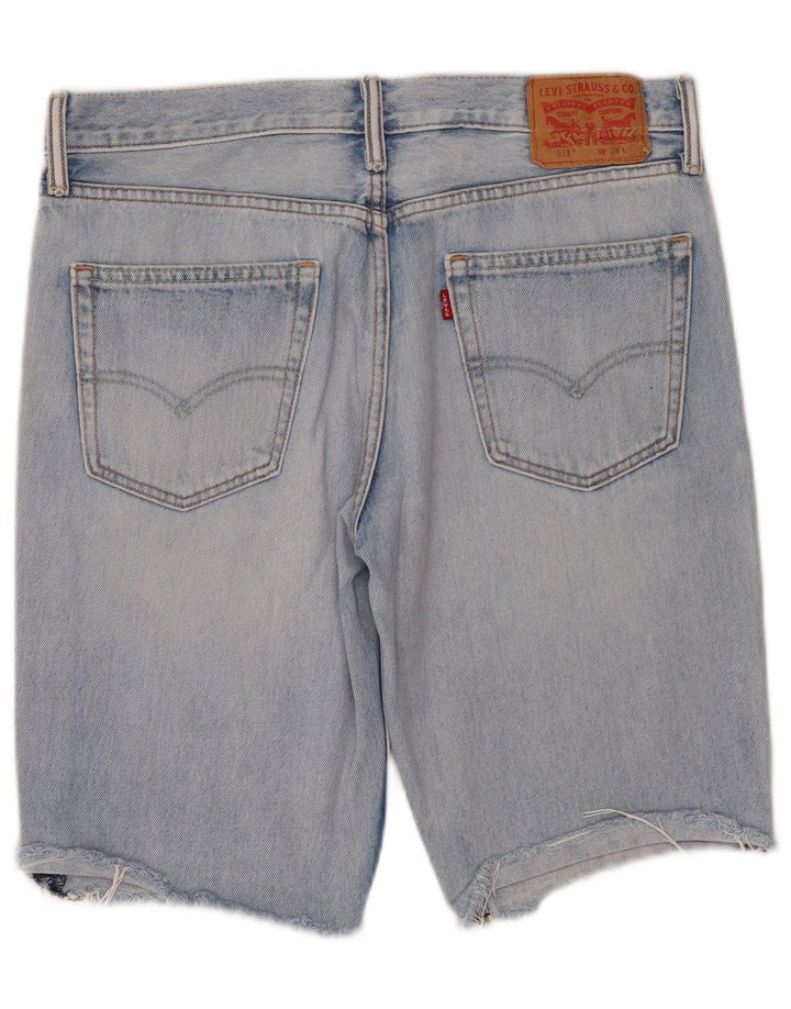 Męskie spodenki jeansowe Levi's 511 Graphic W33 Średnioniebieskie, bawełniane