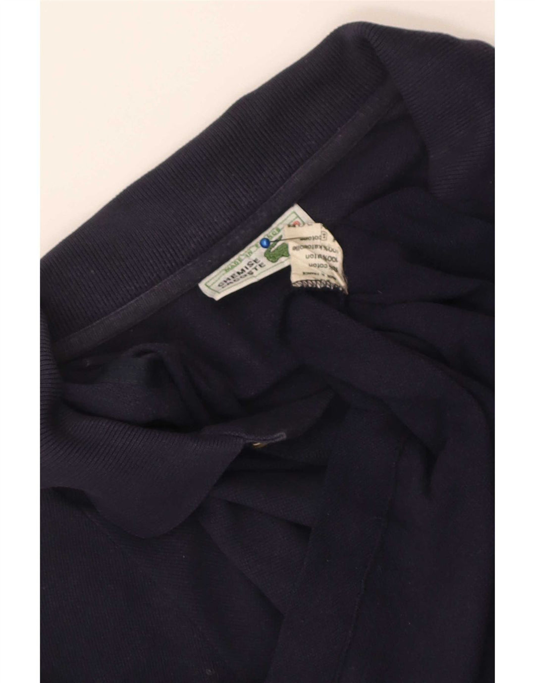 Męska koszulka polo Lacoste XS, granatowa, bawełniana