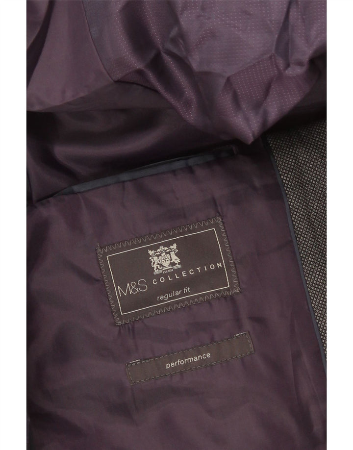 Marks & Spencer Męska marynarka zapinana na 2 guziki, UK 42, duża, szara