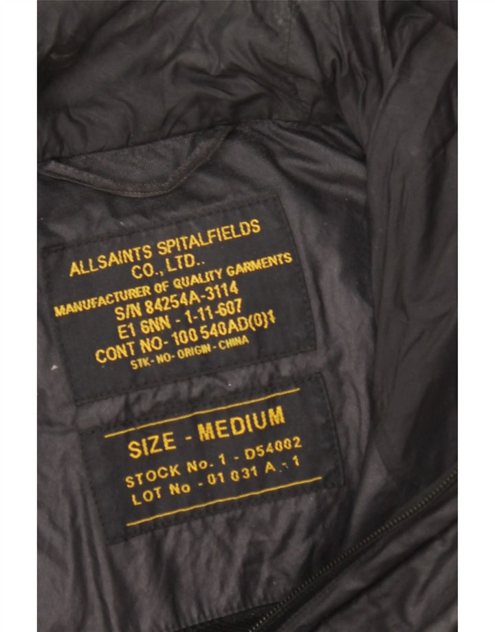 Męska kurtka z kapturem ALL SAINTS UK 38, średnia czarna