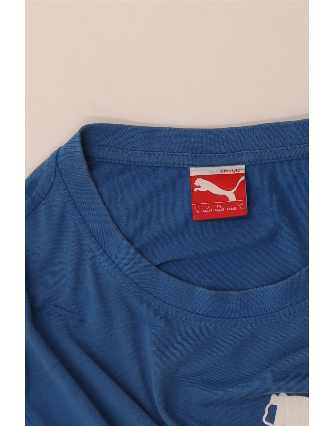 Męski T-shirt Puma z grafiką, mały, niebieski