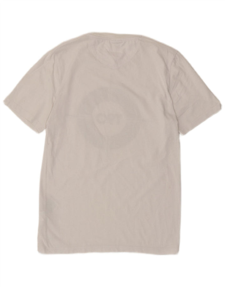 Męski T-shirt z grafiką NIKE, mały, biały, bawełniany