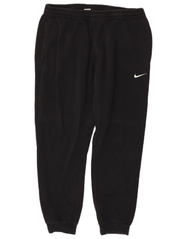 NIKE Mens Tracksuit Trousers Joggers XL  Black Cotton