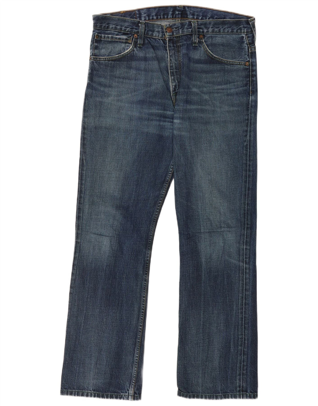 Męskie jeansy Levi's 507 Bootcut W34 L34 Niebieska bawełna
