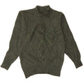 VINTAGE Mens Polo Neck Jumper Sweater Medium Green Argyle/Diamond Vintage Vintage and Second-Hand Vintage from Messina Hembry 
