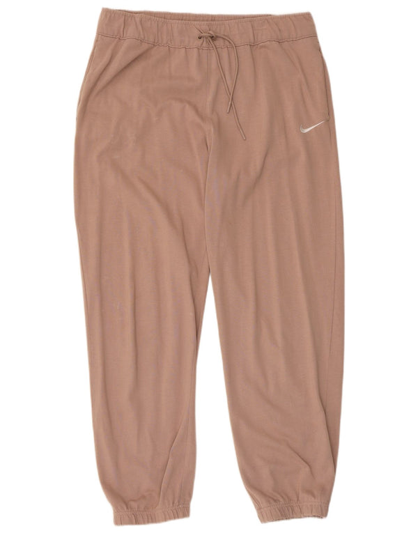 Damskie spodnie dresowe Nike Joggers UK 16, duże, różowe, bawełniane