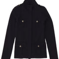 Sweter damski Blauer Cardigan UK 10 Small, granatowy, wełniany