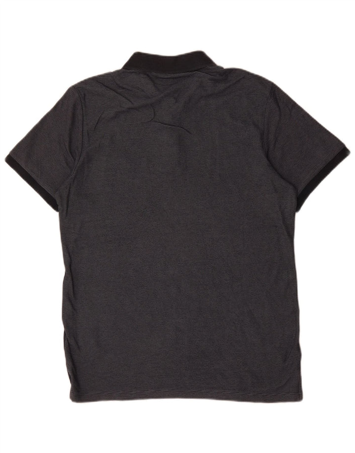 Męska koszulka polo Jack & Jones, średnia, granatowa, bawełniana w bloki kolorów