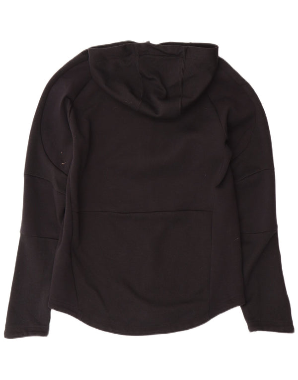 Damski sweter z kapturem i zamkiem PUMA UK 14, średni czarny, bawełniany