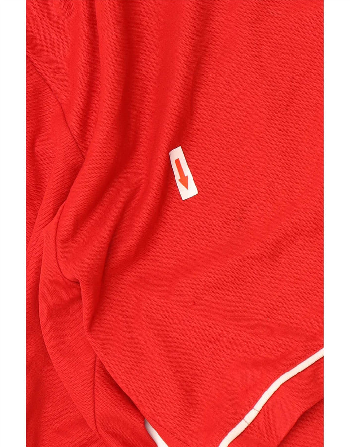 Męskie spodenki sportowe adidas Graphic Regular, średnio czerwone, poliestrowe