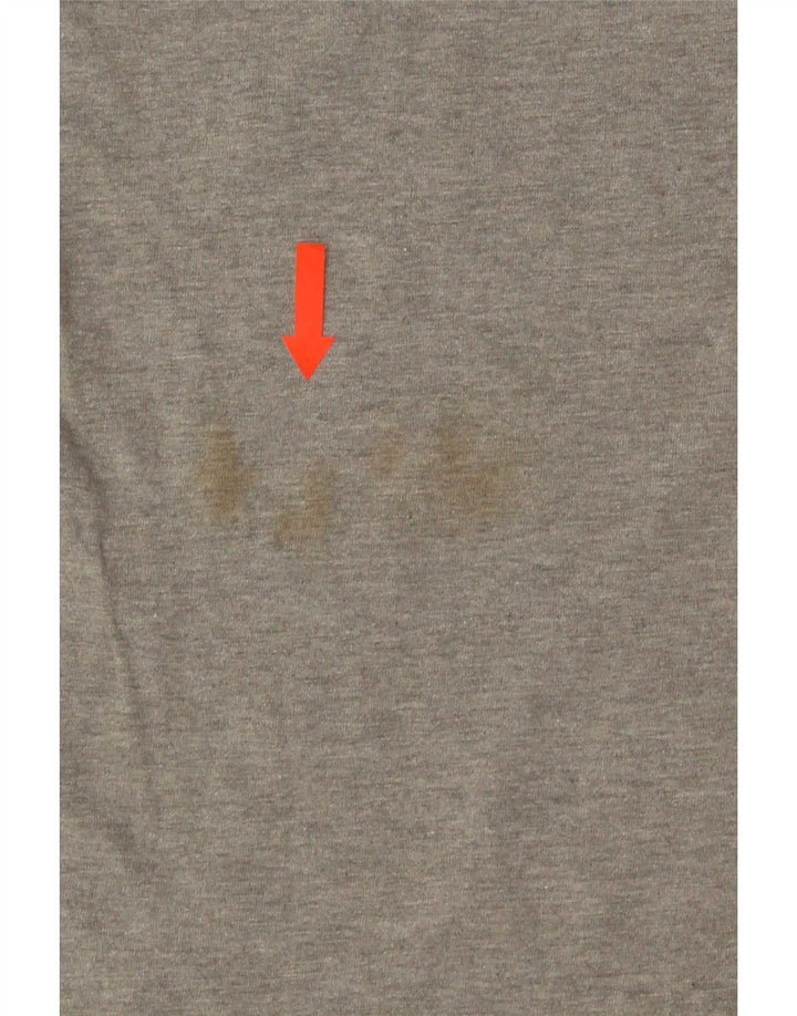 Męski T-shirt Calvin Klein, duży, szary, bawełniany